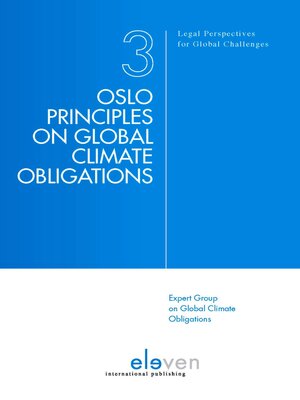 cover image of Oslo Principles on Global Climate Obligations